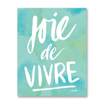 "Joie de Vivre" 8x10 Art Print - Blue
