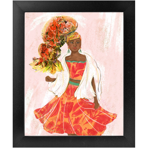 "Lady T" Framed 8x10 Art Print (2 colors)