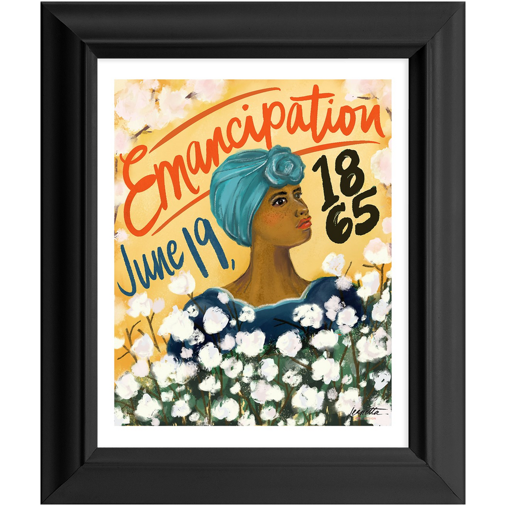"Juneteenth" Framed 8x10 Art Print (color option)