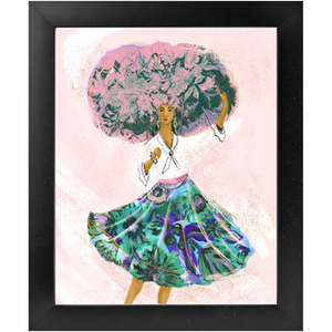 
                
                    Load image into Gallery viewer, &amp;quot;Lady B&amp;quot; Framed 8x10 Art Print (2 colors)
                
            