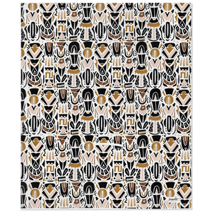 
                
                    Load image into Gallery viewer, &amp;quot;Totem&amp;quot; 50x60&amp;quot; Minky Blanket
                
            