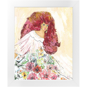 
                
                    Load image into Gallery viewer, &amp;quot;Lady D&amp;quot; 8x10 Framed Art Print (2 colors)
                
            