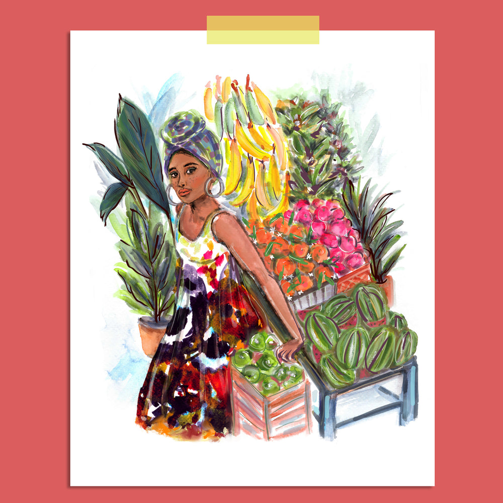 "Havana Girl" 8x10 Art Print