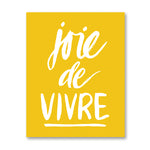 "Joie de Vivre" 8x10 Art Print - Yellow