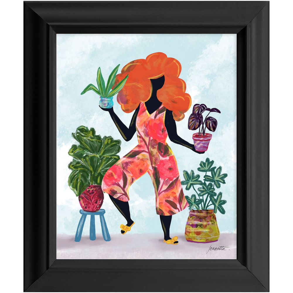 
                
                    Load image into Gallery viewer, &amp;quot;Plant Mama&amp;quot; 8x10 Framed Art Print
                
            