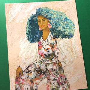 "Lady C" 8x10 Art Print